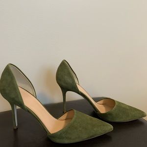 Suede Elsie D’Orsay Pump
